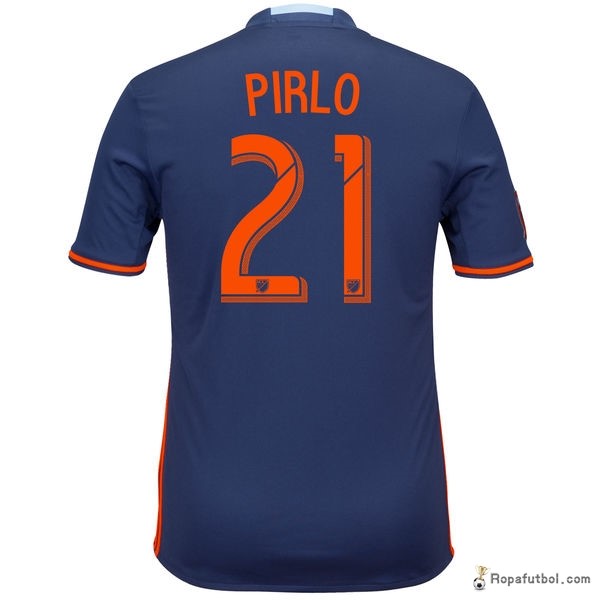 Camiseta New York City Replica Segunda Ropa Pirlo 2016/17 Azul